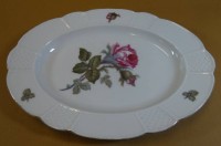 Los  <br>ovale Platte "Rosenthal", 24x18 cm