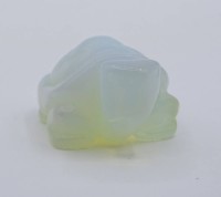 Los  <br>Schildkrötenfigur aus Opalith, 5 x 3,5 x 2 cm