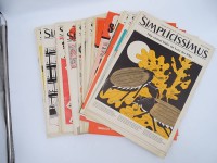 Los  <br>51 Ausgaben "Simplicissimus" aus den Jahren 1959, 61-64, 66, 67, mit Altersspuren, teil. leicht beschädigt