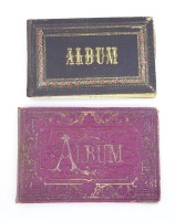 Los  <br>2 alte Poesiealben, 1881 und 1886, Otterndorf und Nubhusen (Osterbruch), je 17,5 x 10,8 cm und 21 x 18,5 cm, mit Altersspuren, Einbände lose, einige Seiten nicht beschrieben
