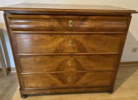 schöne Biedermeier-Kommode, Alters- und Gebrauchsspuren , 