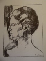 Ferdinand HODLER (1853-1918) "Frauenportrait", Ecke oben rechts mit Fehlstück, BG 58x46 cm