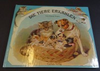 Auktion 500011 / Los  <br>Kinderbuch mit Klappbilder "Die Tiere erzählen", 1980, 1 Klappbild müsste geklebt werden, einmal eine Seite Einriss, 24x29 cm