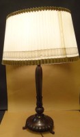 Auktion 332 / Los 16004 <br>Tischlampe mit Bronzestand