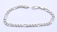 Auktion 332 / Los 1037 <br>Herren Armband, Silber 0.925, L. 18,3cm, B. 4,2mm, 6,0g.