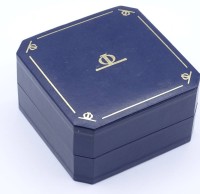 Uhrenbox "Baume &amp; Mercier", Geneve, blau,   6,0x 11x 11cm