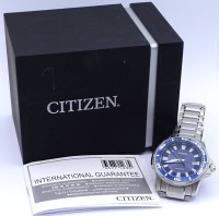 Auktion 332 / Los 2071 <br>Herren Armbanduhr "Citizen", Automatikwerk, Werk läuft, D. 43mm, anbei Box