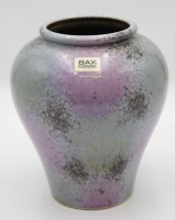 Auktion 332 / Los 9061 <br>Keramikvase, Bay, Nr. 600 20, H-20cm.