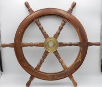 Auktion 332 / Los 15152 <br>dekoratives Steuerrad, neuzeitl. , ca. D-72cm.