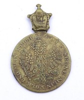 Auktion 332 / Los 6066 <br>Medaille o.ä. Gott segne mein Volk und mein Reich