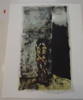 Auktion 332 / Los 5025 <br>Michele MAINOLI (1927-1991)  "Junges Paar" Lithografie, BG 56x55 cm, für Frau Zürcher