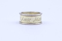 Auktion 333 / Los 1009 <br>Silber +  Gold Ring, 925 + 585, 6,1g., RG 53