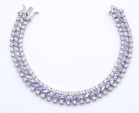 Auktion 333 / Los 1020 <br>Schönes Silber Armband 0.925 L. 19,5cm, 27,6g.