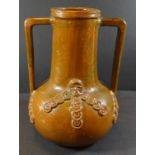 Auktion 364<br>Jugendstil-Bartmannskrug, beidseitig Henkel, H-30 cm, B-23 cm