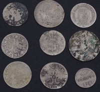 Auktion 333 / Los 6073 <br>Konvolut div. alter / antiker Silber Münzen, zus. 7,0g.
