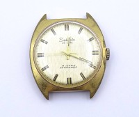 Auktion 500011 / Los  <br>Armbanduhr Selecta De Luxe, mechanisch, Werk läuft kurz an, D. 34mm