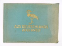 Auktion 500011 / Los  <br>Sammelalbum "Aus Deutschlands Vogelwelt, Cigaretten-Bilderdienst Altona-Bahrenfeld 1922, vollständig, mit Altersspuren