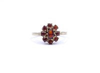 Auktion 334 / Los 1001 <br>Granat Goldring 0.333, 1,6g., RG 51