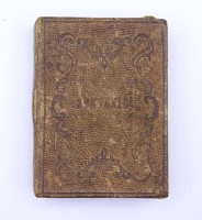 Auktion 334 / Los 3000 <br>kl. Büchlein: Neueste Etui-Blumensprache nebst Liedern der Liebe , Ein Toiletten-Geschenk,Münster, um 1880