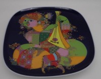 Auktion 334 / Los 8010 <br>gr. Rosenthal-Schale, Entw. B. Winblad, 30x30 cm
