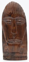 Auktion 334 / Los 15018 <br>Wanddeko, wohl Afrika, Tropenholz, ca. 28 x 11,8cm.