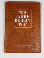 Sonderausgabe der Staatsbank der DDR, 750 Jahre Berlin, 1987