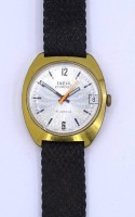 Auktion 334 / Los 2009 <br>Armbanduhr "Diehl Compact",mechanisch, Werk läuft, Gehäuse 32x31mm, Tragespuren