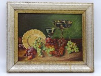Auktion 334 / Los 4015 <br>Stillleben, u.r.signiert P.Sturm 48, gerahmt, Öl/Platte, RG 33,5x41,5cm