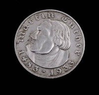 2 Reichsmark 1933 A Martin Luther