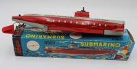 Auktion 334 / Los 12020 <br>Schuco, U Boot Submarino 3007, W.-Germany, orig. Karton, ca. L-33cm.