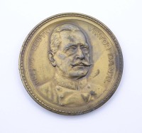 Medaille "Feldm.Leutn. Viktor Dankl, 1914 1915, Feinde Ringsum - Sieg oder Tod!, D.54mm