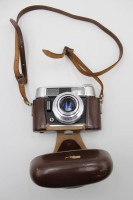 Auktion 334 / Los 16029 <br>Fotoapparat, Voigtländer Vitoret, in Bereitschaftstasche, Funktion nicht geprüft