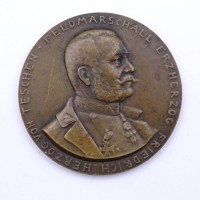 Medaille Feldmarschall Erzherzog Friedrich Herzog von Teschen, D. 55mm