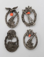 Auktion 334 / Los 7040 <br>4x Sammleranfertigungen, div. Orden aus dem 2. WK