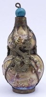 Auktion 334 / Los 15537 <br>Snuffbottle, bemalt, China, H-8 cm