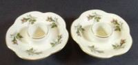 Auktion 500010 / Los  <br>2 kl. Kerzenhalter "Rosenthal" D-8 cm