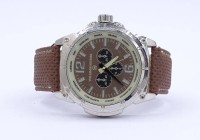 Auktion 500010 / Los  <br>Armbanduhr "Vuillemin Regnier",Quartzwerk, D. 46mm, Funktion nicht überprüft