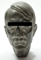 Porträtkopf Adolf Hitler aus Eisen, wahrscheinlich Filmfertigung