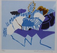 Auktion 334 / Los 5028 <br>Arndt MAIBAUM (1940), Seriegraphie, Nr. 19/100, ungerahmt in Passepartout, 40 x 30cm, MG 20 x 21cm.