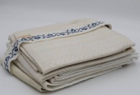 Auktion 334 / Los 13030 <br>kl. Konvolut altes Leinen, 10 Teile