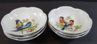 Auktion 500010 / Los  <br>6 Schälchen "Kaiser" Vogelpaare, H-4 cm, D-13.5 cm