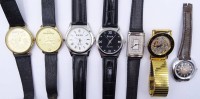 Auktion 500010 / Los  <br>Konvolut div. Armbanduhren, Damen und Herren, Quartz- und mechanische, teilweise fehlendes Glas, Funktionen nicht überprüft