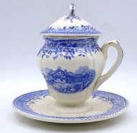 Auktion 500010 / Los  <br>Konfitürenbehälter, Villeroy &amp; Boch, H. 12cm,Altersspuren