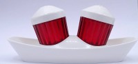 Auktion 500010 / Los  <br>Salz+Pfeffer Streuer, Emsa Plastik, L. 13,5cm