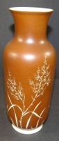 Auktion 500010 / Los  <br>braune Vase "Lichte", H-22 cm