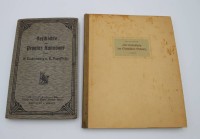 Auktion 334 / Los 3018 <br>Geschichte der Provinz Hannover von 1909 und Die Entdeckung der sächsischen Schweiz von 1956