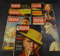 Los  <br>7x Illustrierte "Revue" 50-er Jahre, unterschiedliche Erhaltung