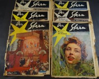 Auktion 500011 / Los  <br>6x Illustrierte "Der Stern" 50-er Jahre, unterschiedliche Erhaltung