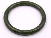 Los  <br>Nephrit Jade Armreif, D. 80mm, 39,2g.