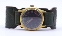 Auktion 500011 / Los  <br>Armbanduhr "Ancre", mechanisch, Werk läuft, D. 33mm, Alters- und Gebrauchsspuren